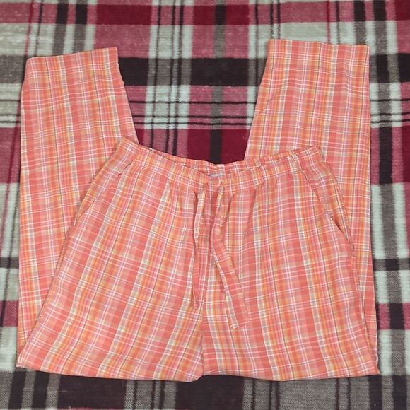 VINTAGE PLAID size 14 lounge pants - Picture 1 of 3